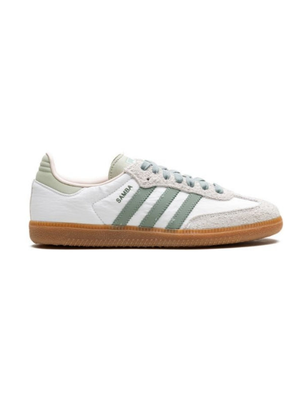 Adidas Samba OG Cloud White Silver Green Putty Mauve