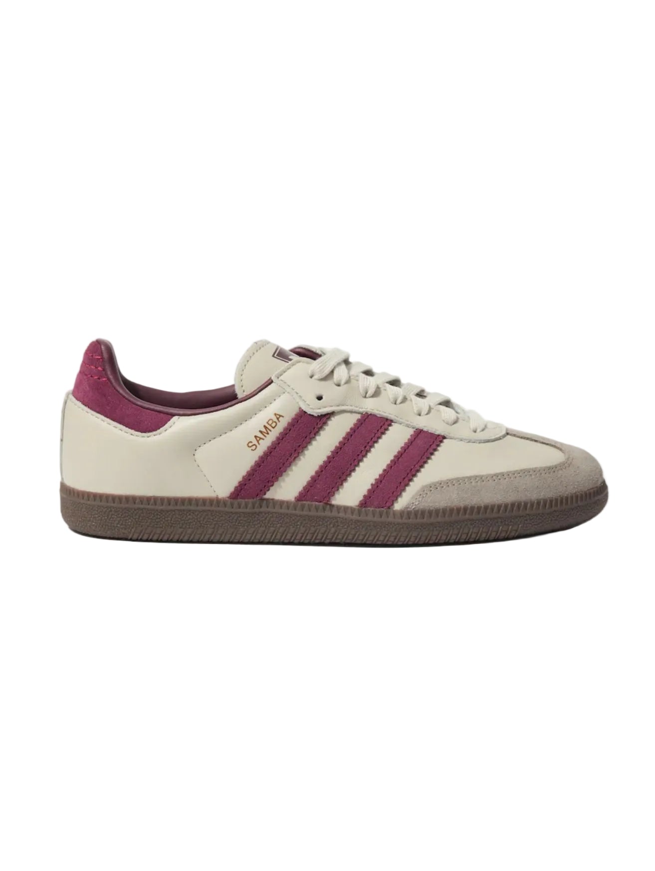 Adidas Samba OG Putty Grey and Maroon