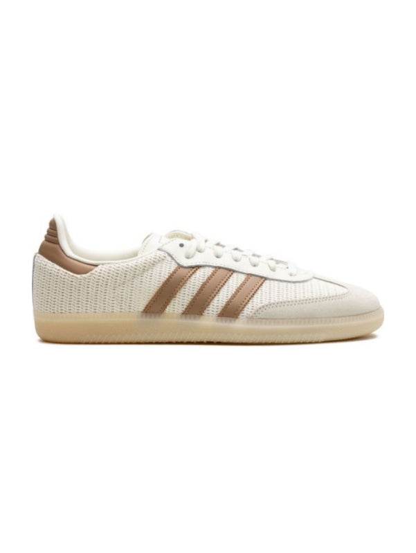 Adidas Samba OG Shoes – Cloud White / Brown / Gum