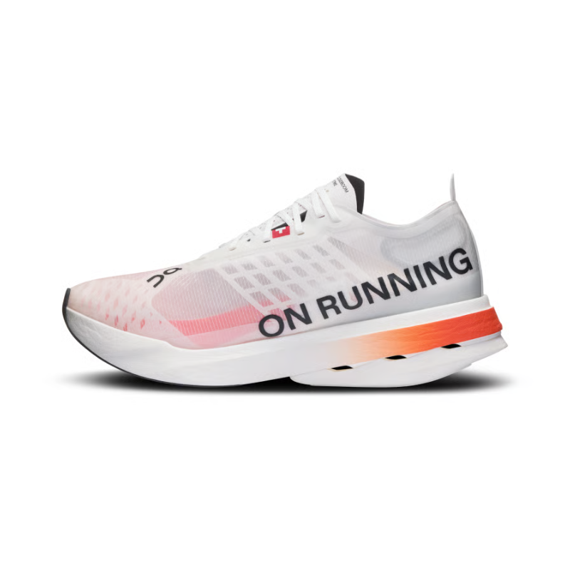 On Running Cloudboom Strike White/Flame