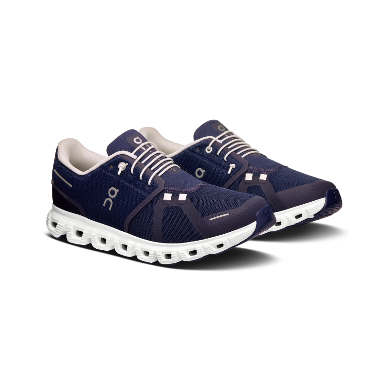 On Cloud 6 running Sneaker - Midnight Blue/White