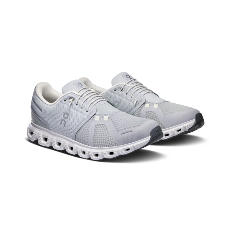 On Cloud 6 Sneaker running - Glacier/White