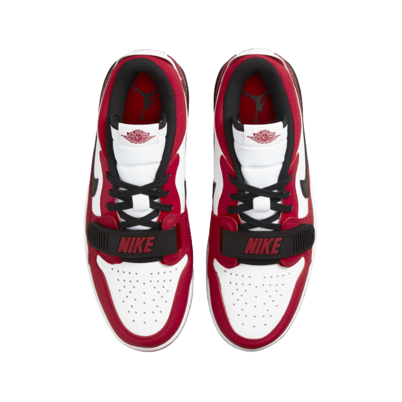 Jordan Legacy 312 Low White Varsity Red Black