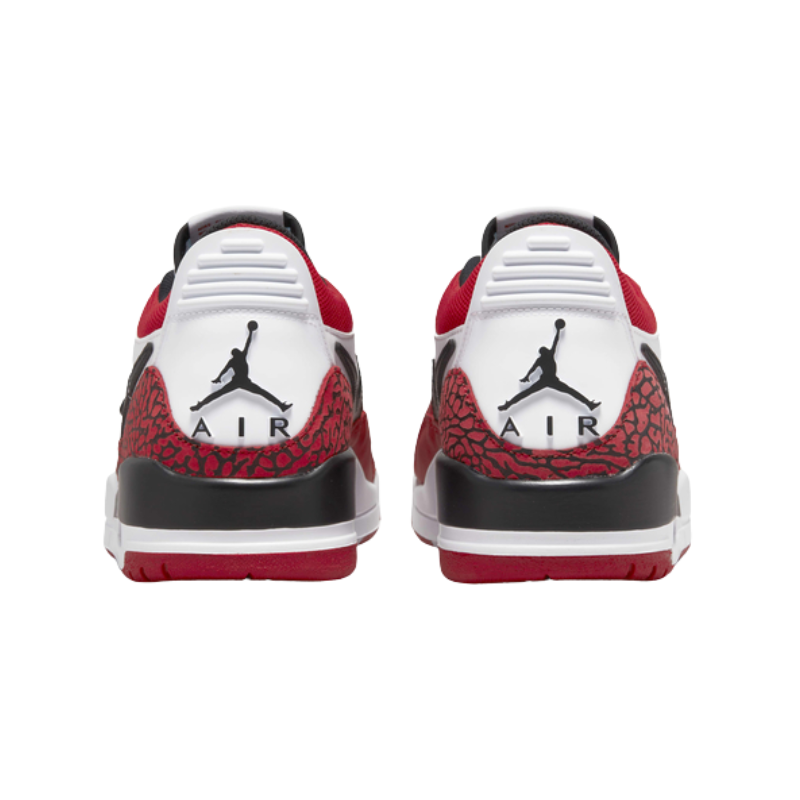 Jordan Legacy 312 Low White Varsity Red Black