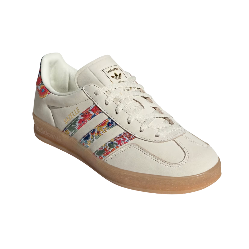 Adidas Gazelle Indoor x Liberty London Floral Embroidery - Off White