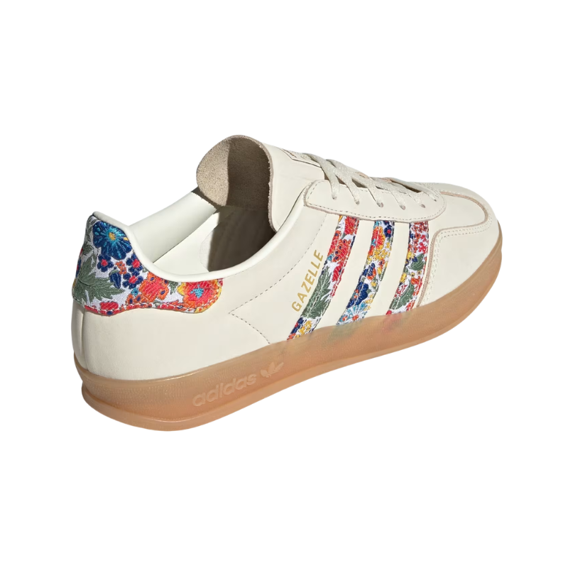 Adidas Gazelle Indoor x Liberty London Floral Embroidery - Off White