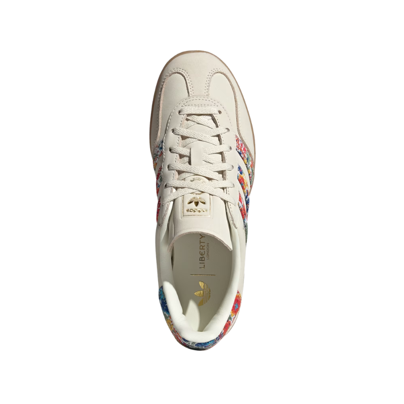 Adidas Gazelle Indoor x Liberty London Floral Embroidery - Off White