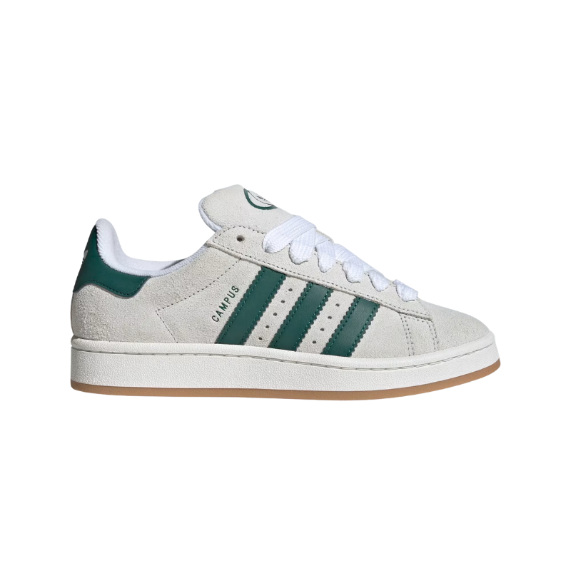 adidas Campus 00s Crystal White Dark Green