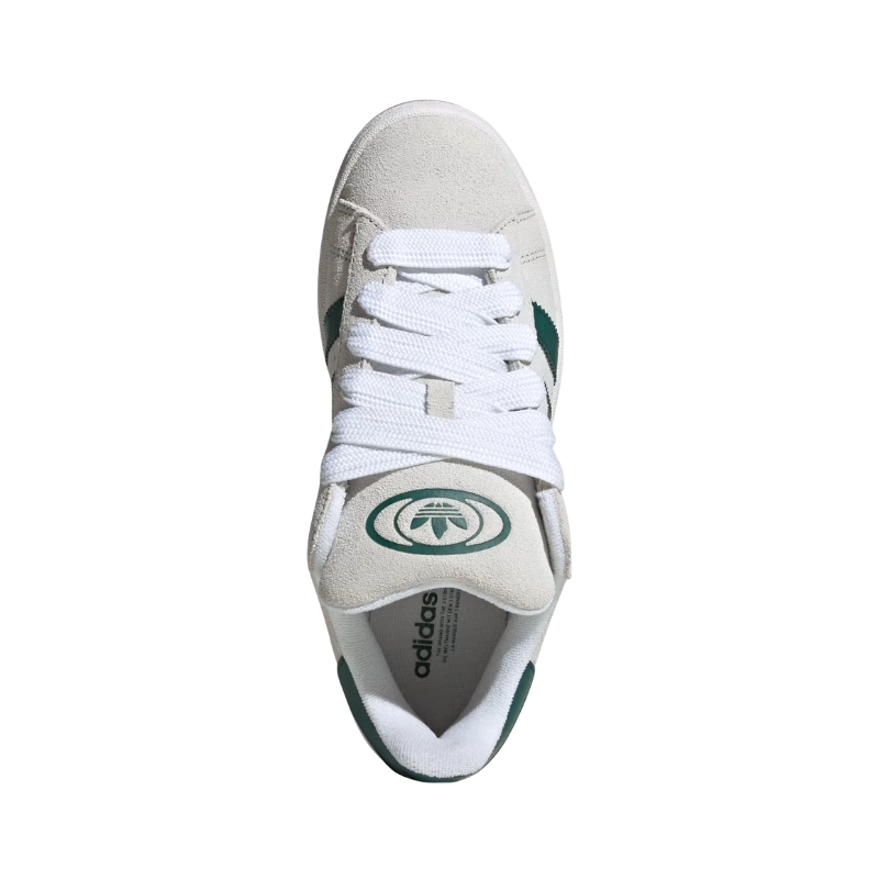 adidas Campus 00s Crystal White Dark Green