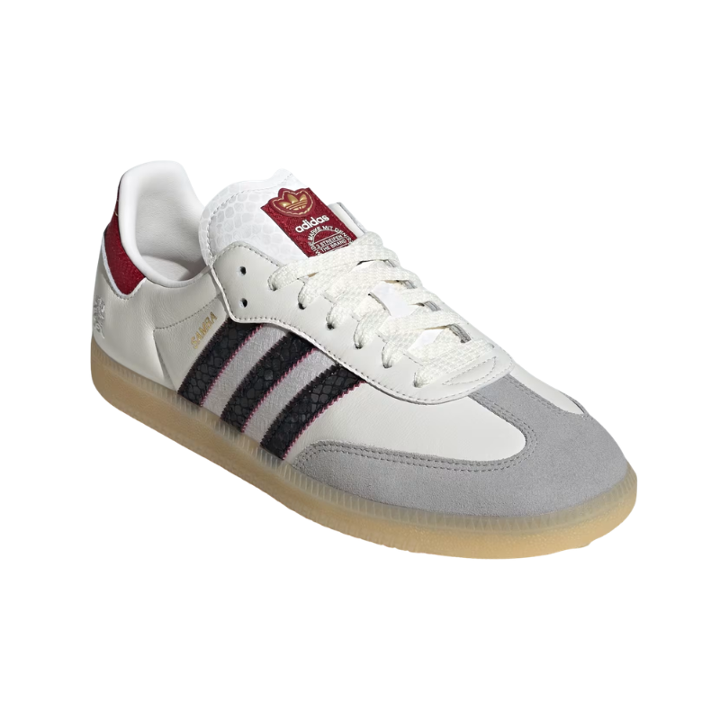 adidas Samba OG White Maroon Core Black