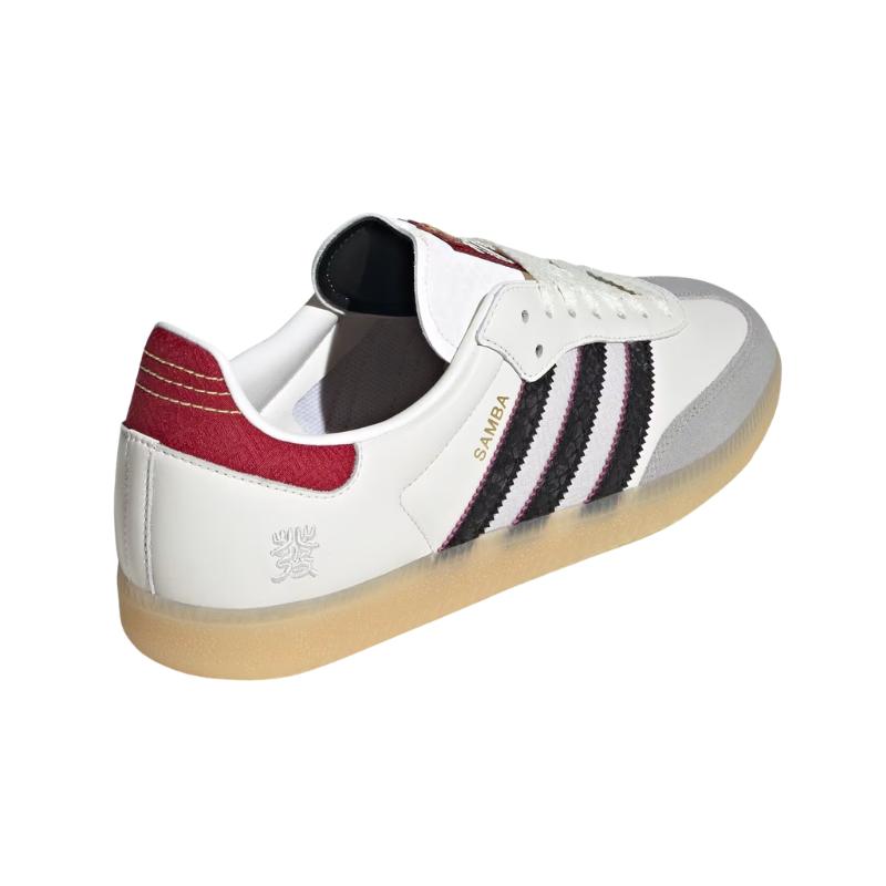 adidas Samba OG White Maroon Core Black