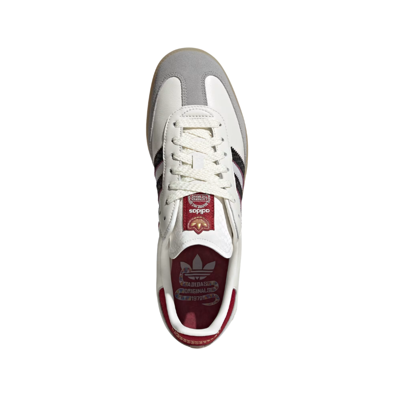 adidas Samba OG White Maroon Core Black