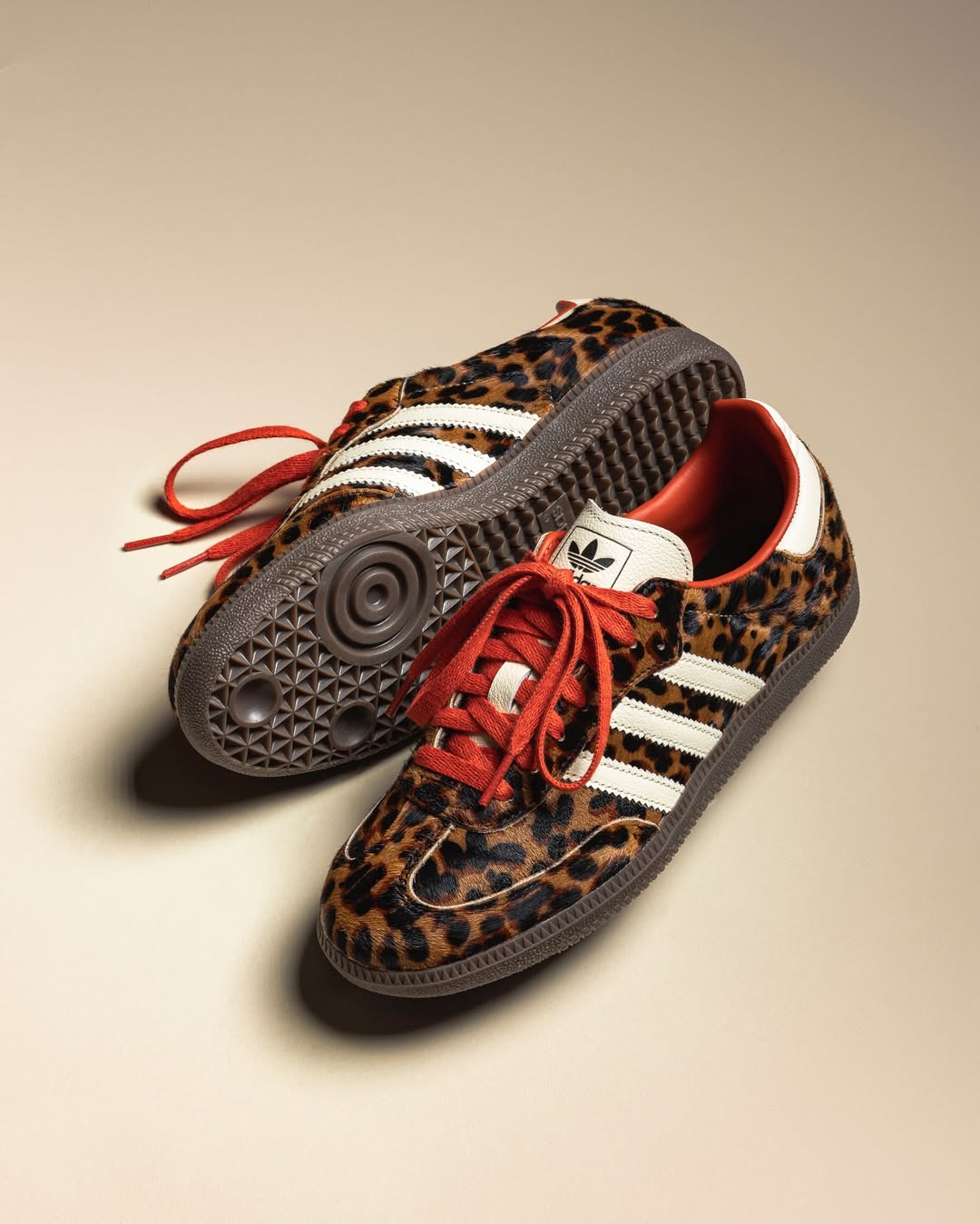 Adidas Samba OG Preloved Red Leopard