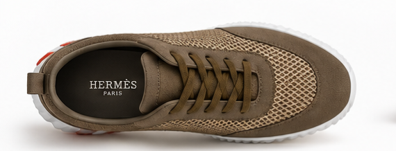 Hermès Bounce Sneaker – Khaki