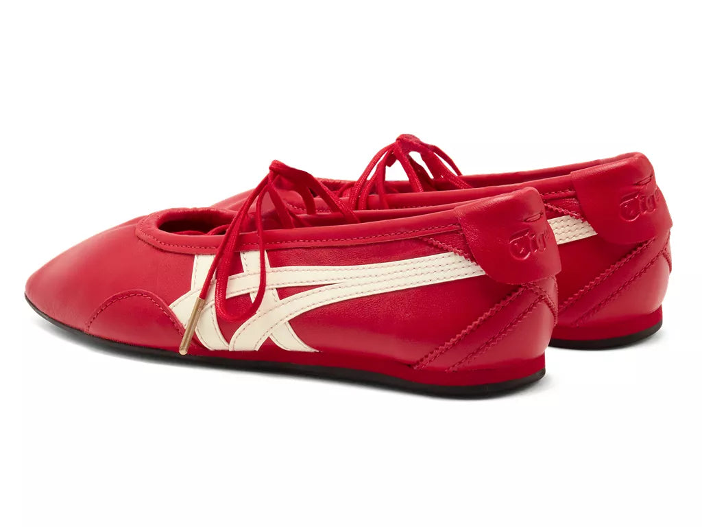 Onitsuka Tiger GYMNARINA Ballet Flats Classic Red Cream