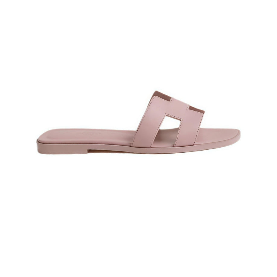 Hermes Leather Oran Sandals
