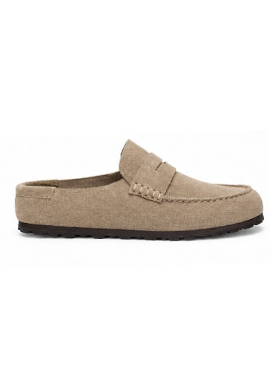 BIRKENSTOCK Utti Low Slip-On  Suede Leather  Taupe