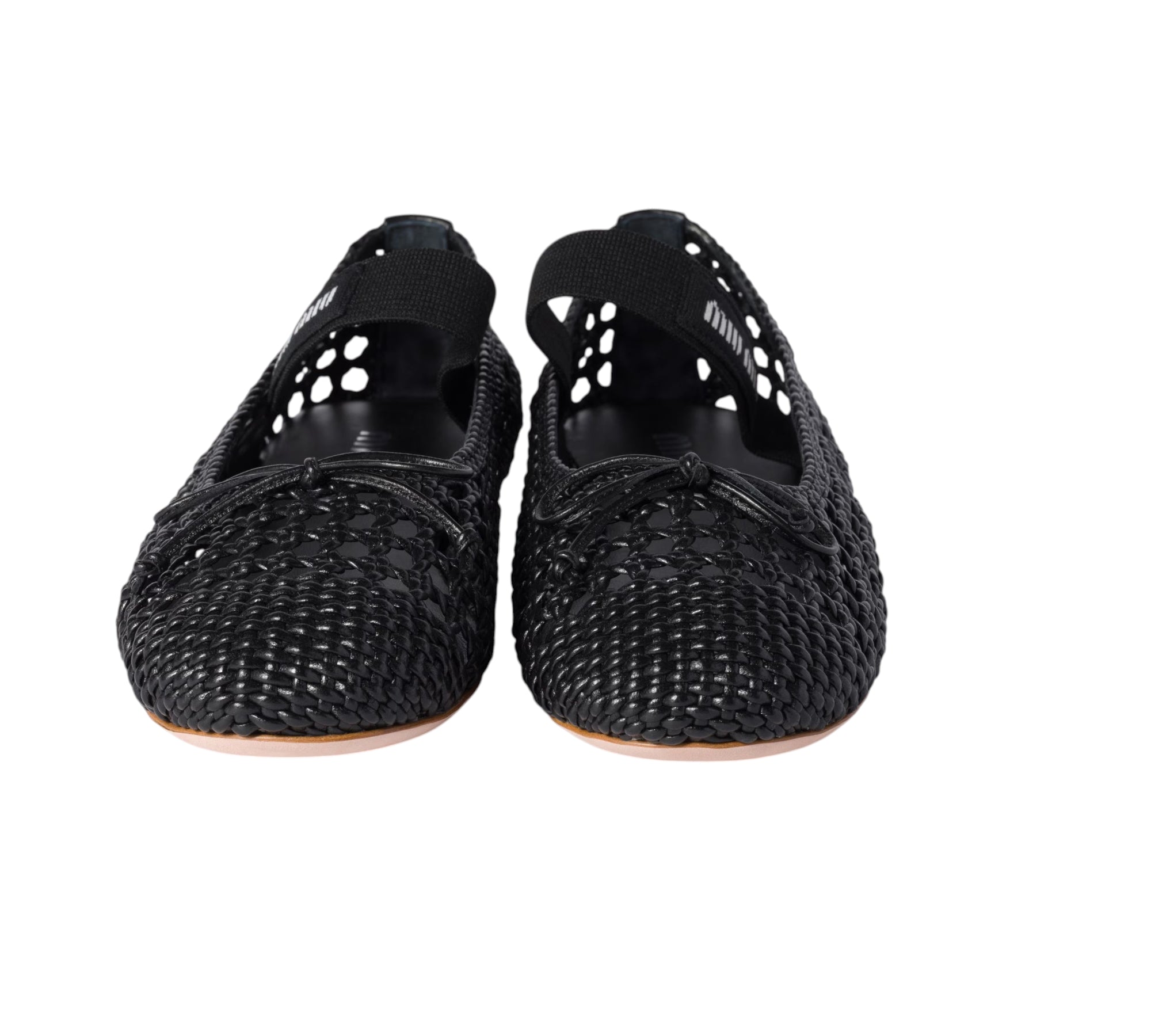 Miu Miu mesh-design ballet flats