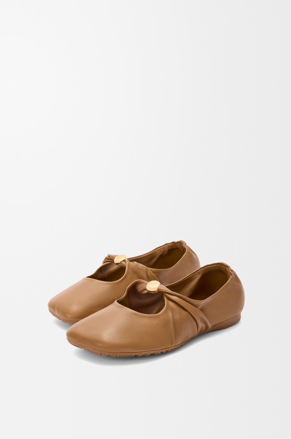 LOEWE Pebble Soft Ballerina - Brown