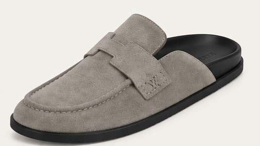 Hermès Go Mule – Gray Suede