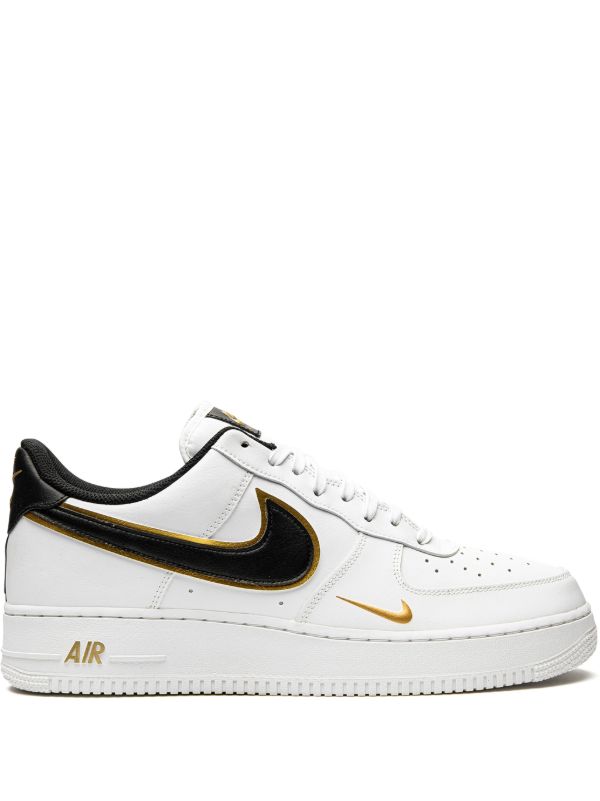 Air Force 1 '07 LV8 'Metallic Swoosh Pack - White Metallic Gold'