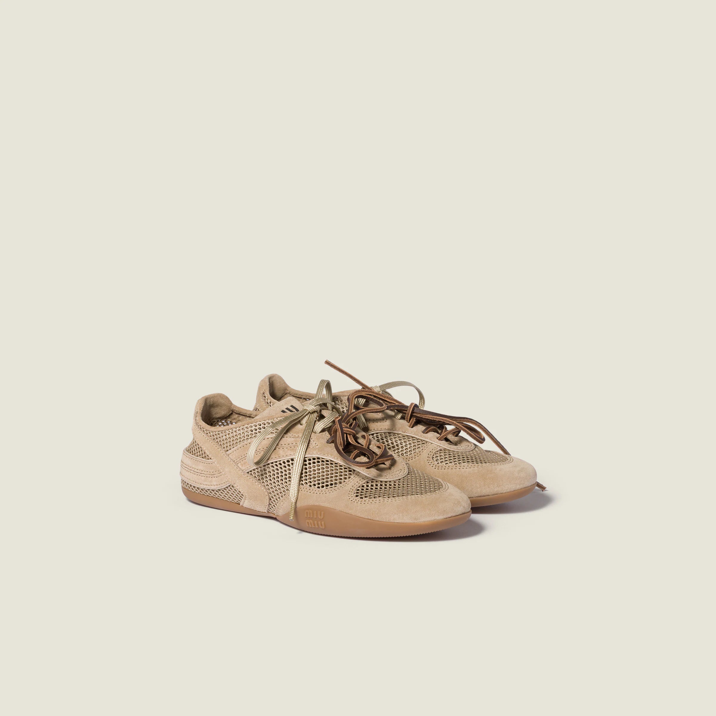 Miu Miu Gymnasium Mesh & Suede