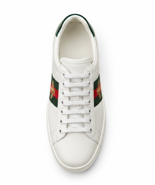 Gucci Ace Sneaker with Bee – White / Green / Red