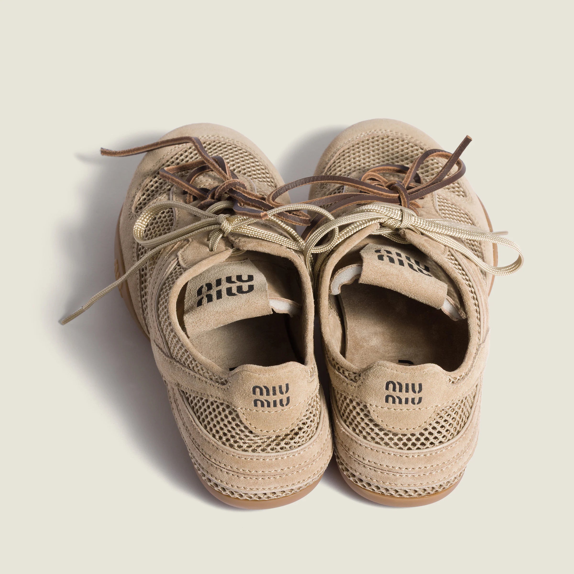 Miu Miu Gymnasium Mesh & Suede
