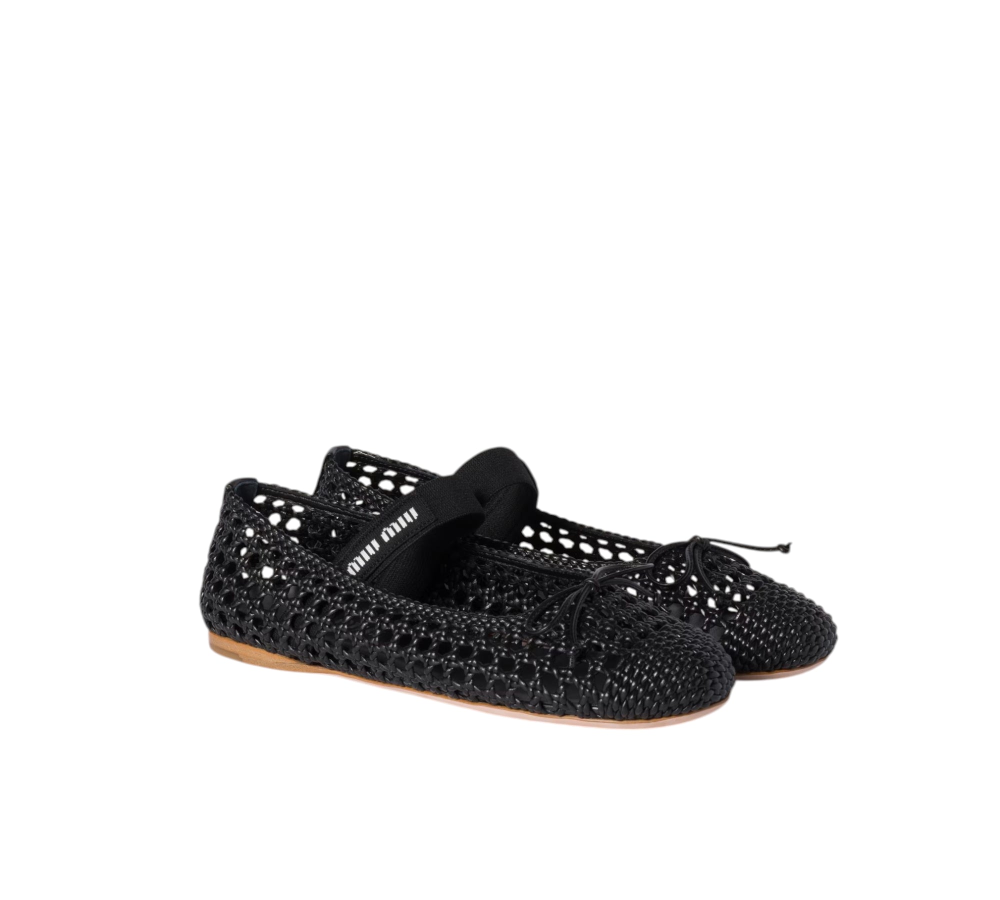 Miu Miu mesh-design ballet flats