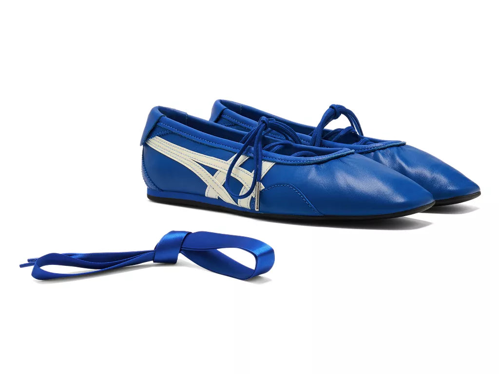 Onitsuka Tiger GYMNARINA Ballet Flats Blue Cream