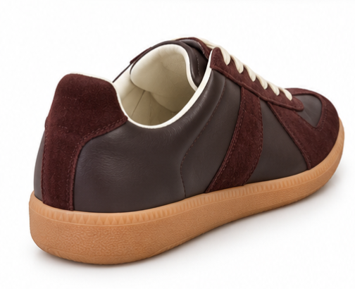 Maison Margiela Replica Low-Top Sneakers – Dark Brown/Burgundy