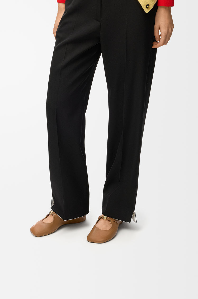 LOEWE Pebble Soft Ballerina - Brown