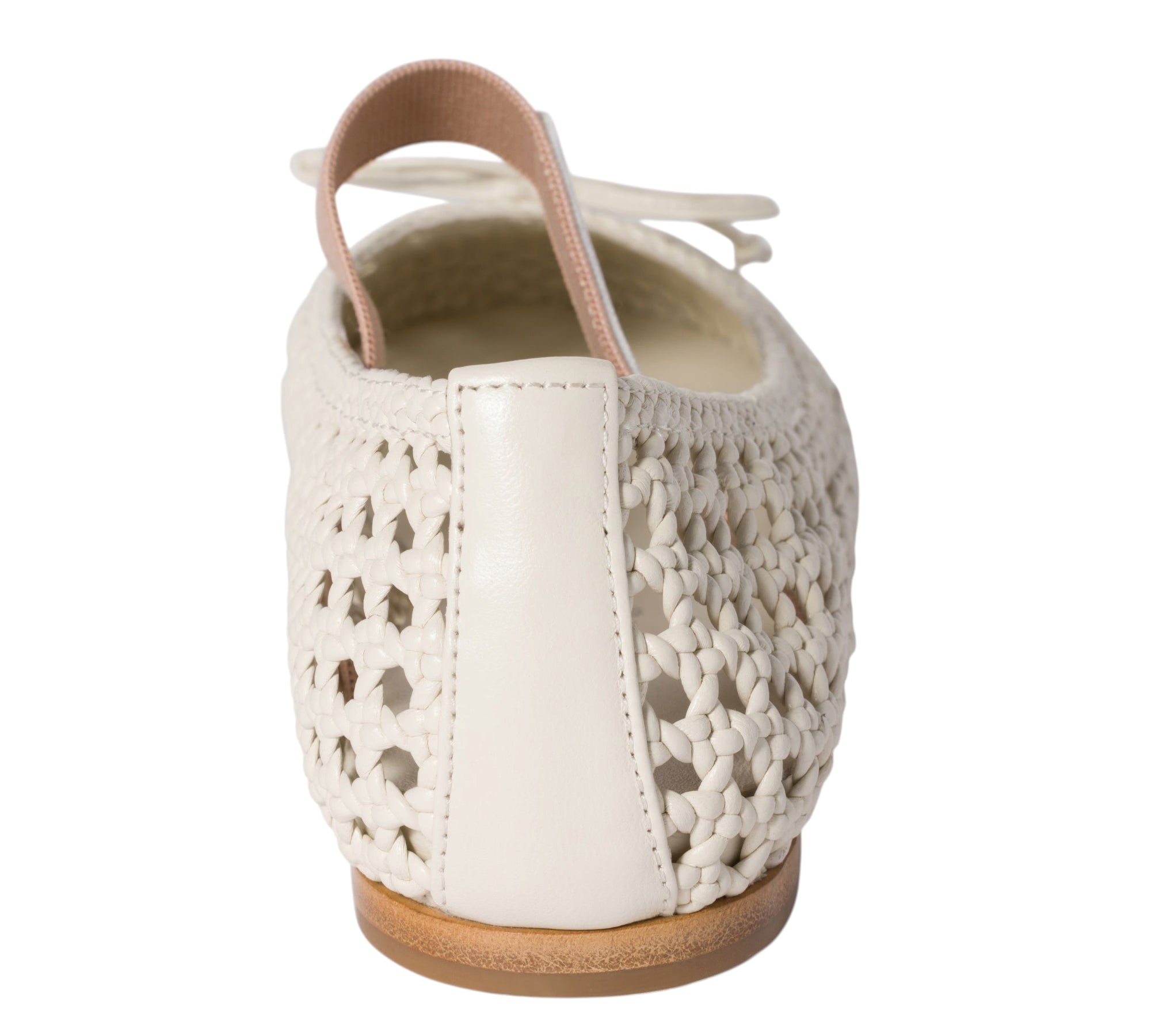 miu miu Woven nappa leather ballerinas