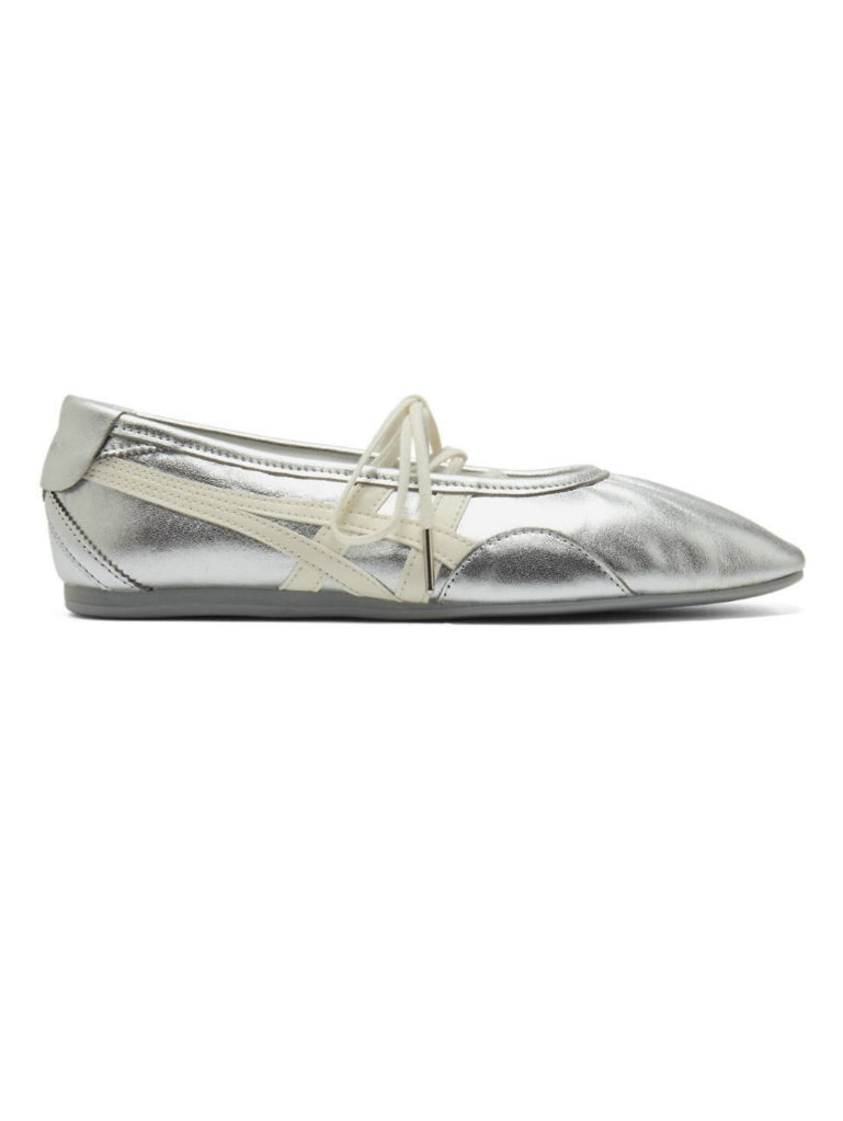 Onitsuka Tiger GYMNARINA Ballet Flats Classic silver cream