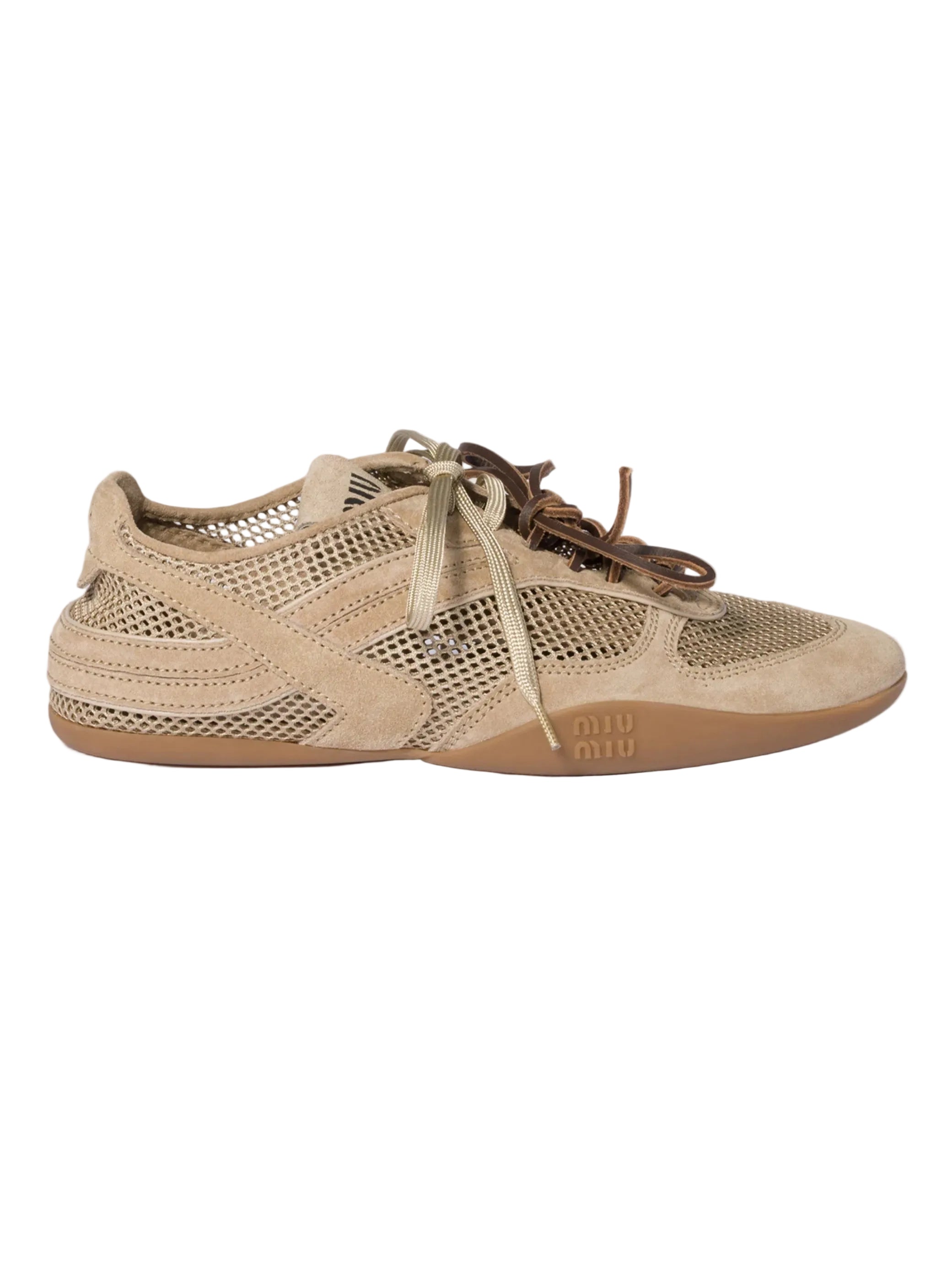 Miu Miu Gymnasium Mesh & Suede