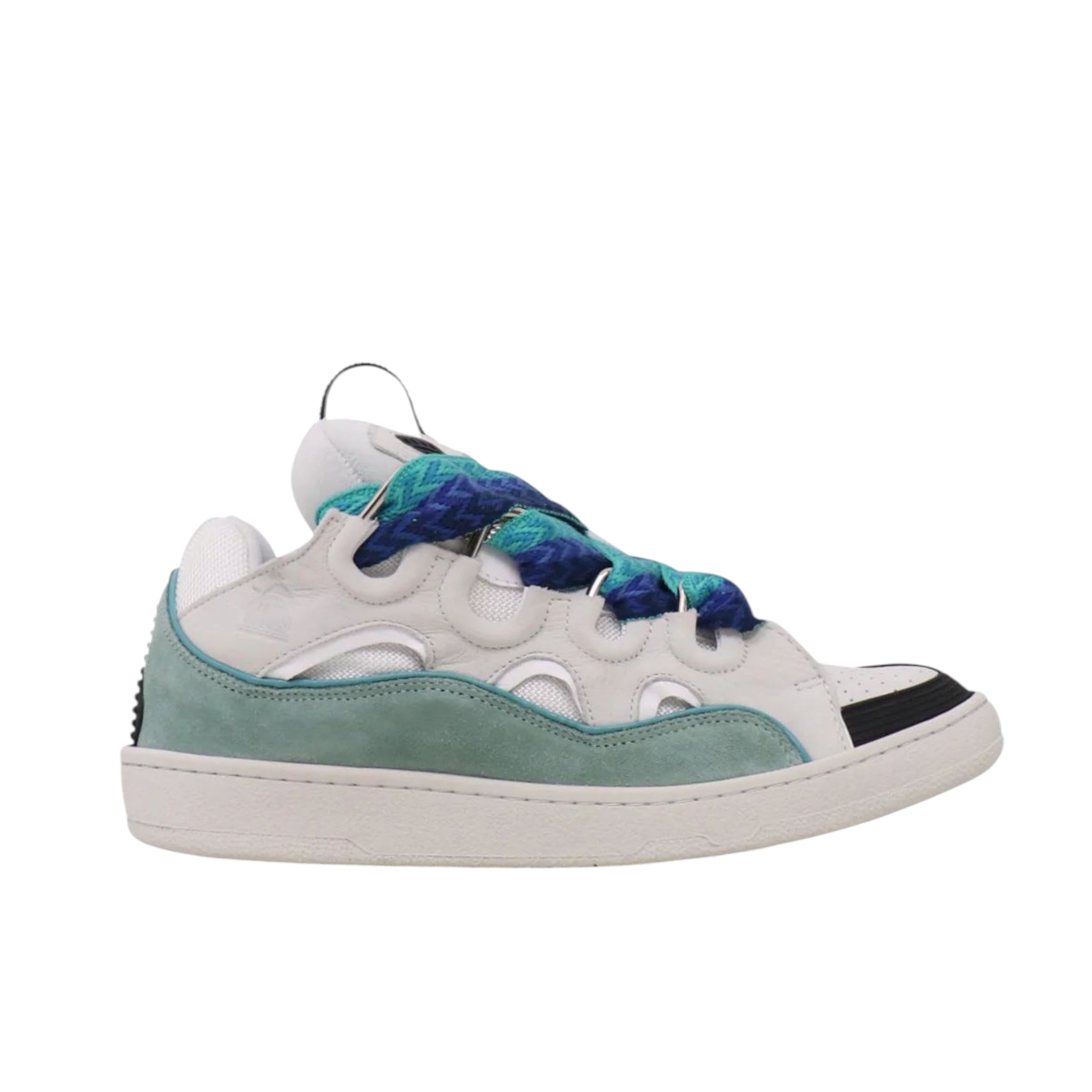 Lanvin Curb Sneaker White Blue