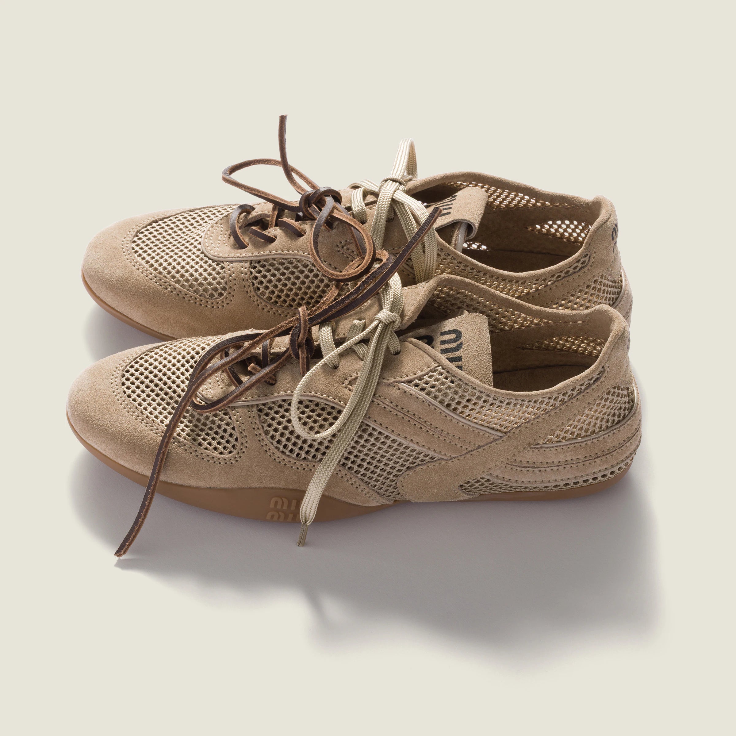 Miu Miu Gymnasium Mesh & Suede