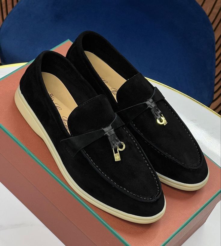 loro piana Walk Loafers Black