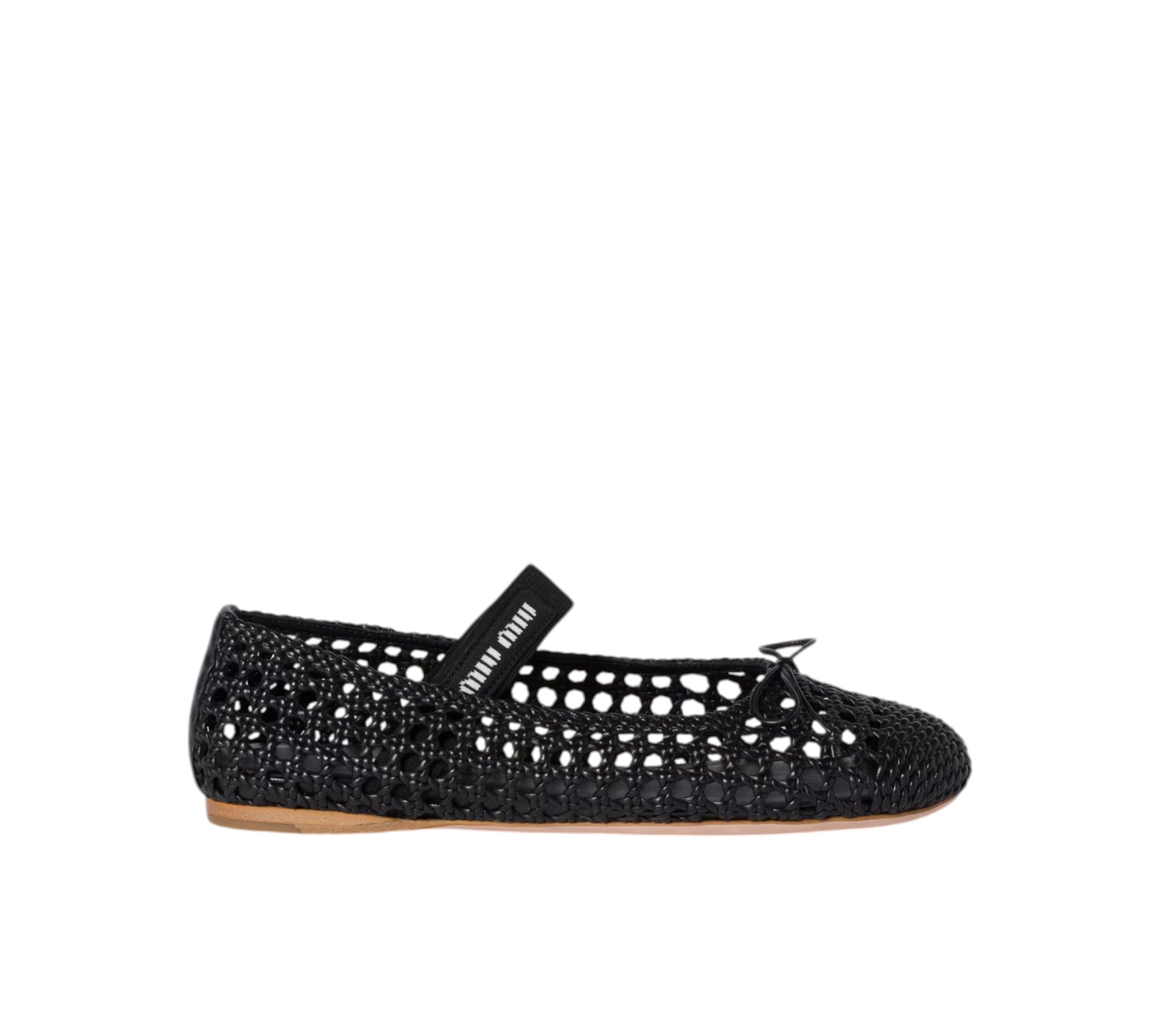 Miu Miu mesh-design ballet flats