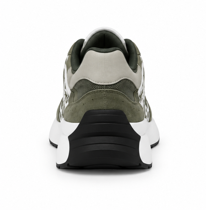 Alexander McQueen Sprint Runner – Khaki/White