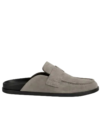 Hermès Go Mule – Gray Suede