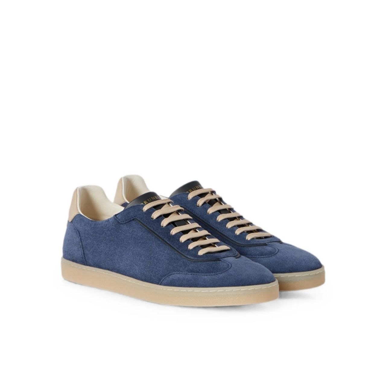 Brunello Cucinelli
Men's Suede T-Toe Low-Top Sneakers