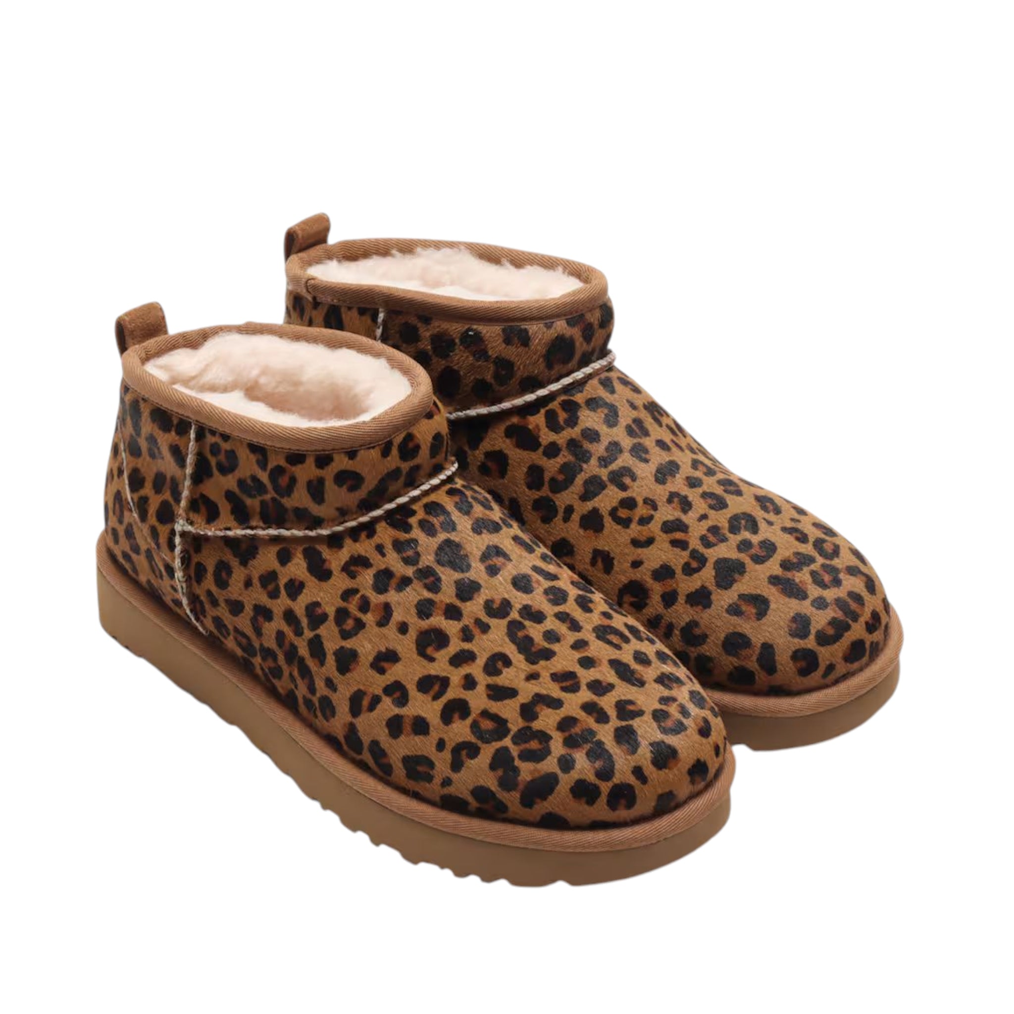 UGG Classic Ultra Mini Leopard Boots