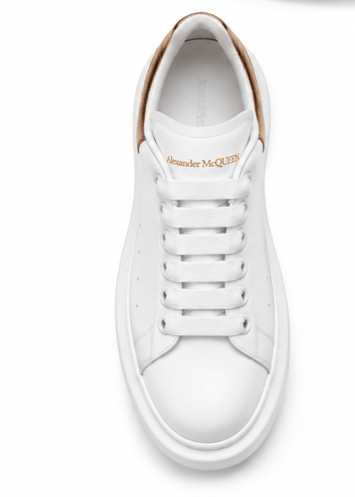 Alexander McQueen Oversized – White Rose Gold Tab