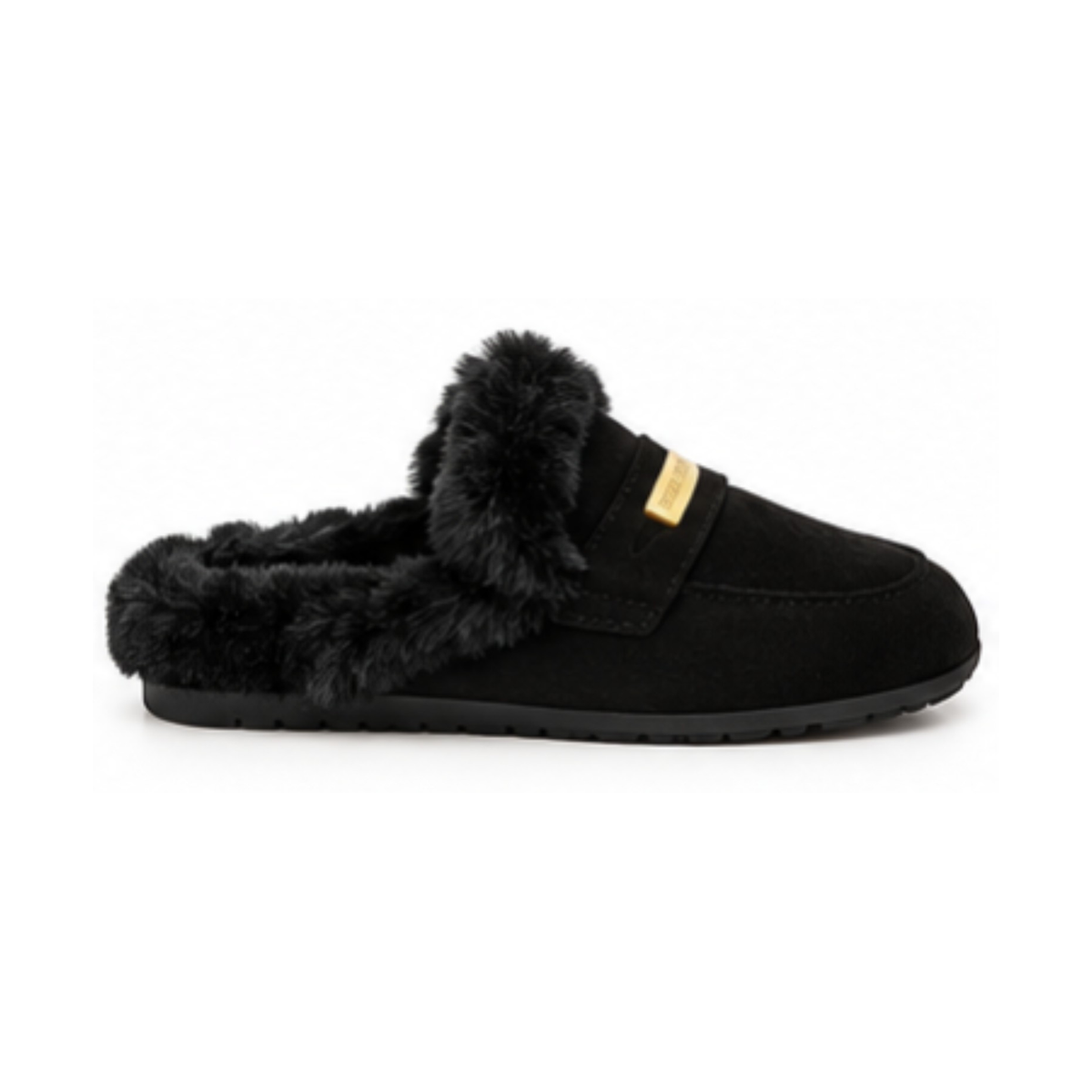 Miu Miu Suede Mules – Black