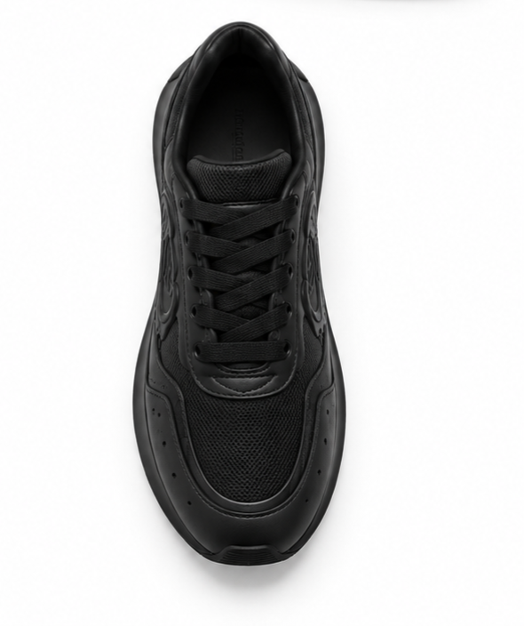 Alexander McQueen Sprint Runner – Black Sealed Logo
