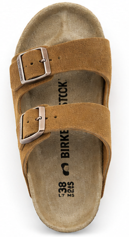 BIRKENSTOCK Arizona – Soft Footbed Suede Leather – Tabacco Brown