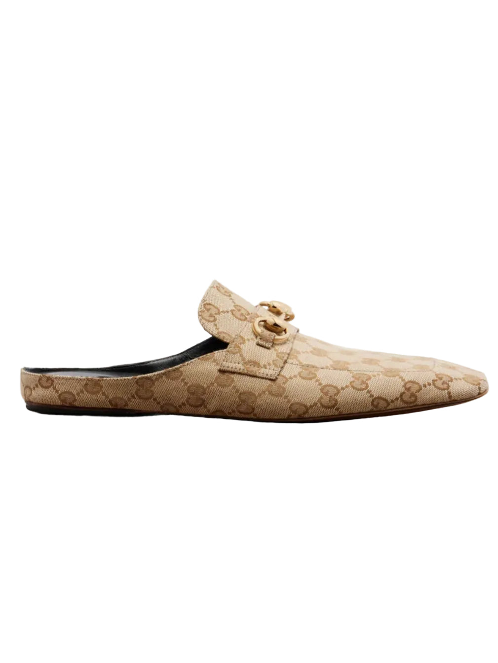 Gucci Ragazzo Mule GG Canvas Beige Women's Loafers